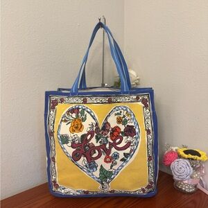 Brighton Multicolor Love Tote Bag